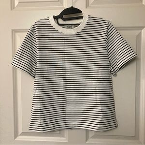 COS “The Clean Cut” Striped Shirt - Medium NWOT